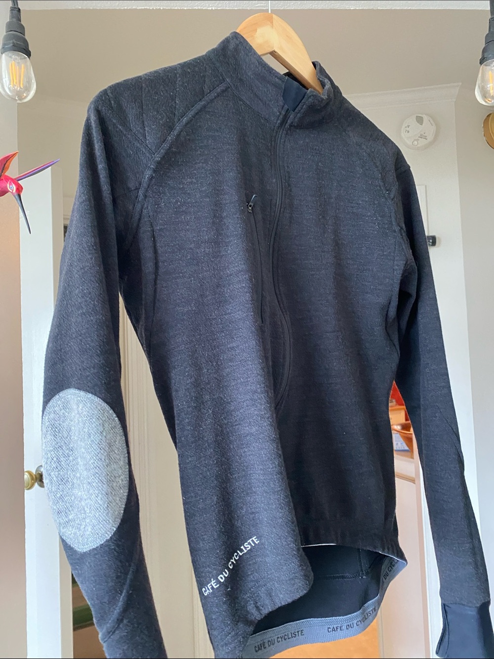 Café du Cycliste Men’s Black Performance Jacket